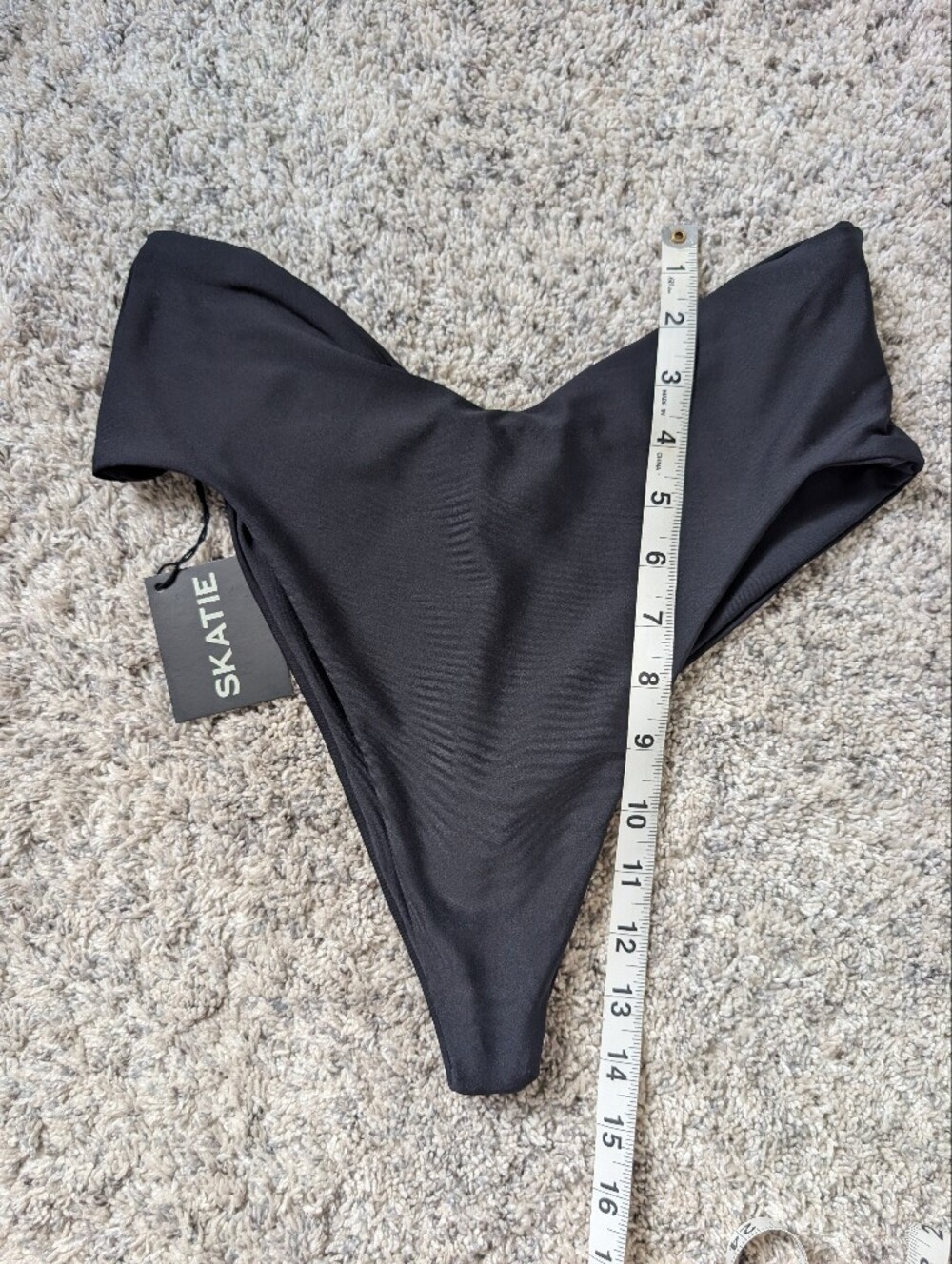 Skatie Black Bikini Bottom NWT - Picture 6 of 6
